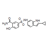 5-[N-(2- 环丙基-6-吲哚基)氨基磺酰基]-2-羟基苯甲酰胺