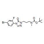 4-(4-溴-2-氟苯基)-1-[3-[Boc(甲基)氨基]丙基]-1,2,4-三唑-5(4H)-酮