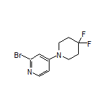 2-溴-4-(4,4-二氟-1-哌啶基)吡啶