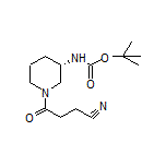 (S)-4-(3-(Boc-氨基)-1-哌啶基)-4-氧代丁腈