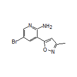 2-氨基-5-溴-3-(3-甲基-5-异噁唑基)吡啶