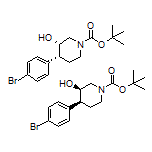顺式-4-(4-溴苯基)-1-Boc-3-哌啶醇