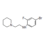 4-溴-2-氟-N-[2-(1-哌啶基)乙基]苯胺