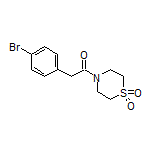 2-(4-溴苯基)-1-[1,1-二氧化硫代(4-吗啉基)]乙酮