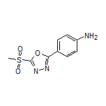 4-[5-(甲砜基)-1,3,4-噁二唑-2-基]苯胺