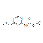 N-Boc-4-[(甲硫基)甲基]吡啶-2-胺