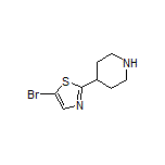 5-溴-2-(4-哌啶基)噻唑