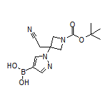 1-[1-Boc-3-(氰基甲基)-3-氮杂环丁基]吡唑-4-硼酸