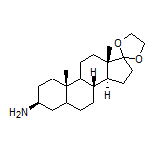 (3S,8R,10S,13S,14S)-10,13-二甲基十六氢螺[环戊并[a]菲-17,2’-[1,3]二氧戊环]-3-胺
