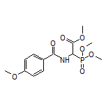 2-(二甲氧基磷酰基)-2-(4-甲氧基苯甲酰氨基)乙酸甲酯