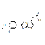 2-[6-(3,4-二甲氧基苯基)咪唑并[2,1-b]噻唑-3-基]乙酸