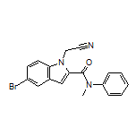 5-溴-1-(氰基甲基)-N-甲基-N-苯基吲哚-2-甲酰胺