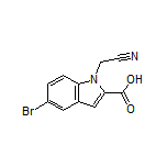 5-溴-1-(氰基甲基)吲哚-2-甲酸