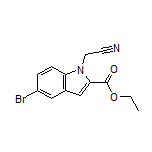 5-溴-1-(氰基甲基)吲哚-2-甲酸乙酯