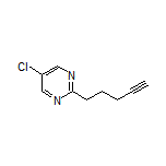 5-氯-2-(4-戊炔基)嘧啶