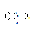 2-(3-吡咯烷基)苯并[d]异噻唑-3(2H)-酮