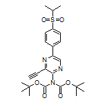 N,N-二(Boc)-3-乙炔基-5-[4-(异丙基磺酰基)苯基]吡嗪-2-胺