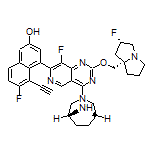 4-[4-[3,8-二氮杂双环[3.2.1]辛烷-3-基]-8-氟-2-[[(2S,7aS)-2-氟六氢-1H-吡呤环-7a-基]甲氧基]吡啶并[4,3-d]嘧啶-7-基]-5-乙炔基-6-氟萘-2-醇