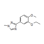 3-(3-乙氧基-4-甲氧基苯基)-1-甲基-1H-1,2,4-三唑