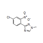 3-(4-氯-2-硝基苯基)-1-甲基-1H-1,2,4-三唑