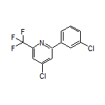 4-氯-2-(3-氯苯基)-6-(三氟甲基)吡啶