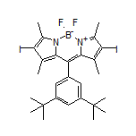 10-(3,5-二叔丁基苯基)-5,5-二氟-2,8-二碘-1,3,7,9-四甲基-5H-二吡咯并[1,2-c:2’,1’-f][1,3,2]二氮杂环己硼烷-4-鎓-5-盐