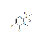 5-碘-3-甲基-2-(甲砜基)嘧啶-4(3H)-酮