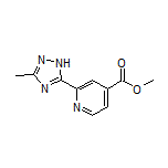 2-(3-甲基-1H-1,2,4-三唑-5-基)异烟酸甲酯