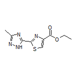 2-(3-甲基-1H-1,2,4-三唑-5-基)噻唑-4-甲酸乙酯