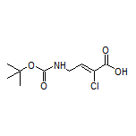 (Z)-4-(Boc-氨基)-2-氯-2-丁烯酸