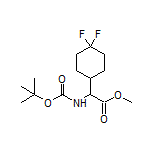 2-(Boc-氨基)-2-(4,4-二氟环己基)乙酸甲酯