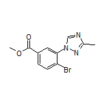 4-溴-3-(3-甲基-1H-1,2,4-三唑-1-基)苯甲酸甲酯
