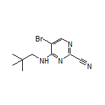 5-溴-4-(新戊基氨基)嘧啶-2-甲腈