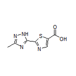 2-(3-甲基-1H-1,2,4-三唑-5-基)噻唑-5-甲酸