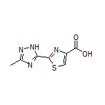 2-(3-甲基-1H-1,2,4-三唑-5-基)噻唑-4-甲酸