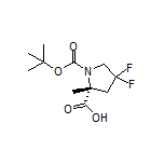 (R)-1-Boc-4,4-二氟-2-甲基吡咯烷-2-甲酸