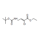 (Z)-4-(Boc-氨基)-2-氯-2-丁烯酸乙酯