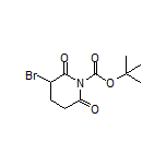 3-溴-1-Boc-哌啶-2,6-二酮