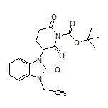 1-Boc-3-[2-氧代-3-(2-丙炔基)-2,3-二氢-1-苯并咪唑基]哌啶-2,6-二酮