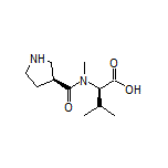 (R)-3-甲基-2-[(S)-N-甲基吡咯烷-3-甲酰氨基]丁酸