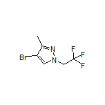 4-溴-3-甲基-1-(2,2,2-三氟乙基)吡唑
