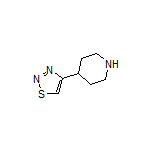 4-(4-哌啶基)-1,2,3-噻二唑