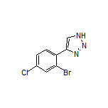 4-(2-溴-4-氯苯基)-1H-1,2,3-三唑