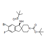 (R)-N-[(S)-5-溴-1’-Boc-6-氟-1,3-二氢螺[茚-2,4’-哌啶]-3-基]-2-甲基丙烷-2-亚磺酰胺