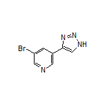 3-溴-5-(1H-1,2,3-三唑-4-基)吡啶