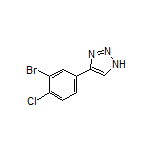 4-(3-溴-4-氯苯基)-1H-1,2,3-三唑