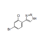 4-(4-溴-2-氯苯基)-1H-1,2,3-三唑