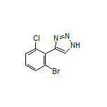 4-(2-溴-6-氯苯基)-1H-1,2,3-三唑