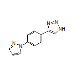 4-[4-(1-吡唑基)苯基]-1H-1,2,3-三唑