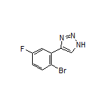 4-(2-溴-5-氟苯基)-1H-1,2,3-三唑